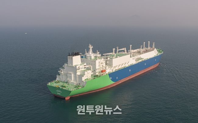 정부 지원으로 건조한 LNG운반선