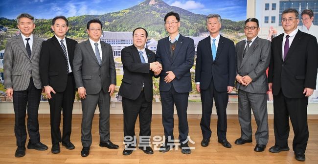 일본 히로시마현 의회 의장단 방문