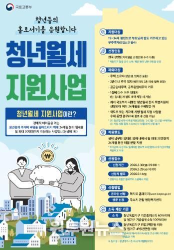2026년 청년월세 지원사업 안내문