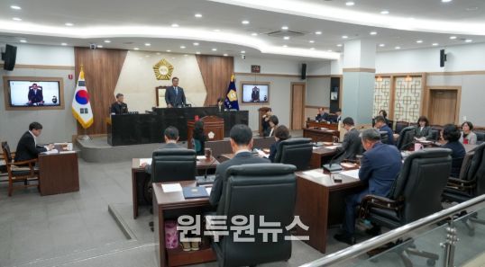 괴산군의회 349회 임시회 폐회