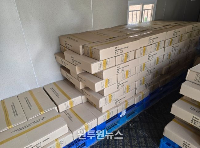 합천군, 쓰레기종량제봉투 5개월 이상 물량 확보