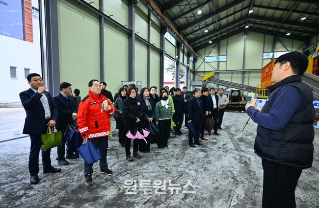속초 폐비닐 전문 선별시설 방문