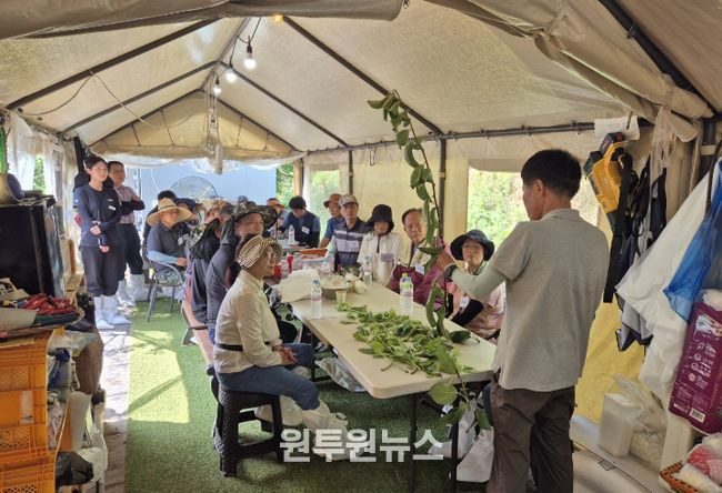 나주시가 2026년도 나주시농업인대학 ‘청년배전문반’ 교육생을 모집한다. 사진은 지난해 청년배전문반 교육 진행 모습.