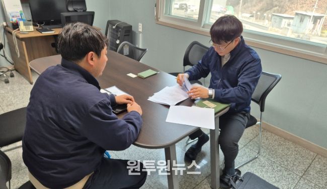 소규모 환경오염물질 배출 사업장 방문, 맞춤형 컨설팅 실시