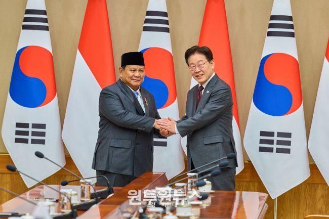 한·인도네시아 정상회담 확대회담(청와대)