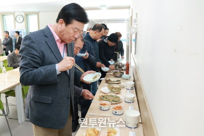 제25회 금산 보곡산골 산벚꽃축제 먹거리 메뉴 품평회