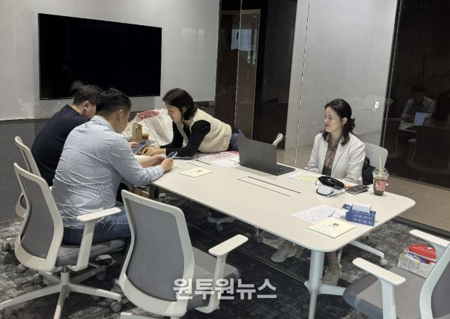 과천시 보건소, 관내 기업에서 '찾아가는 모바일 헬스케어 검진' 시행