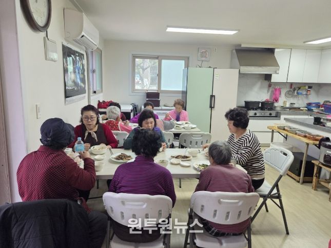 영춘면 경로당 따뜻한 밥상