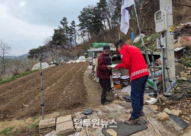 산림 인접지 산불 예방 홍보