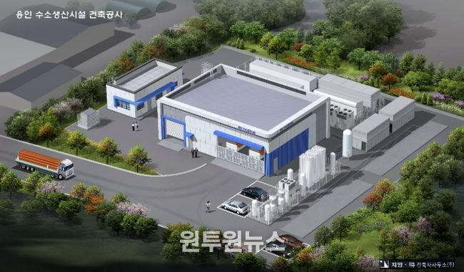 용인특례시 미니수소도시(수소생산시설) 조감도
