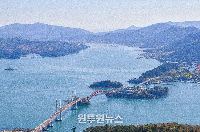 각산 전망대 풍경