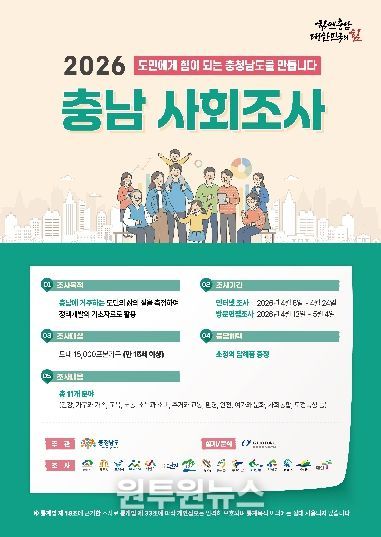 2026 충남사회조사 포스터