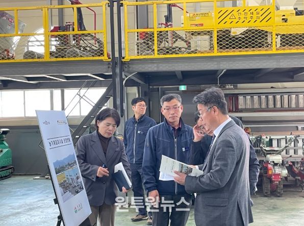 기숙사,농기계임대사업소점검