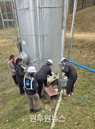 청주시 정수장, 기후부 점검 결과 위생관리 ‘양호’
