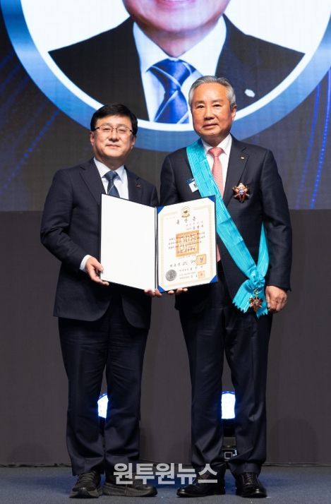 장현우 제2대 압량명예면장,‘전기의 날’금탑산업훈장 수훈