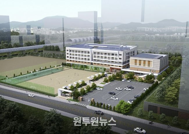 신설 학교 조감도