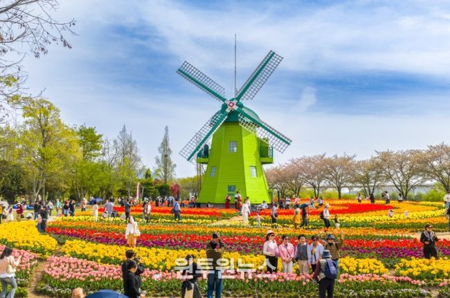 순천만국가정원, 주말 10만 관람객 방문