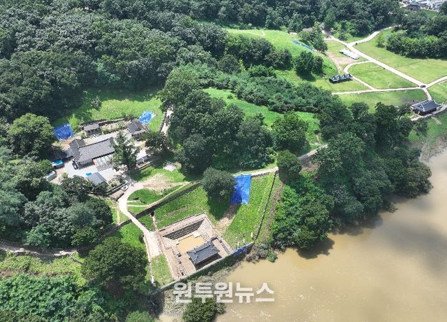 공산성 호우피해