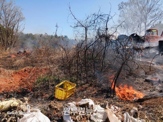 소각 부주의 막는다.. 나주소방서 봄철 예방활동 강화