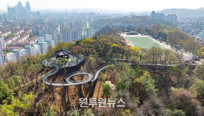 ‘용왕산 스카이워크’ 전경 모습